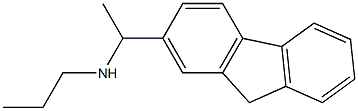 [1-(9H-fluoren-2-yl)ethyl](propyl)amine Struktur