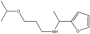 [1-(furan-2-yl)ethyl][3-(propan-2-yloxy)propyl]amine Struktur