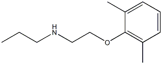 [2-(2,6-dimethylphenoxy)ethyl](propyl)amine Struktur