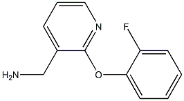 [2-(2-fluorophenoxy)pyridin-3-yl]methylamine Struktur