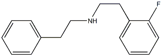 [2-(2-fluorophenyl)ethyl](2-phenylethyl)amine Struktur