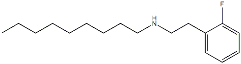 [2-(2-fluorophenyl)ethyl](nonyl)amine Struktur