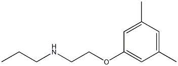 [2-(3,5-dimethylphenoxy)ethyl](propyl)amine Struktur