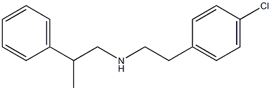 [2-(4-chlorophenyl)ethyl](2-phenylpropyl)amine Struktur