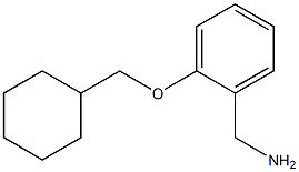 [2-(cyclohexylmethoxy)phenyl]methanamine Struktur