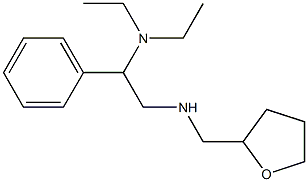 [2-(diethylamino)-2-phenylethyl](oxolan-2-ylmethyl)amine Struktur