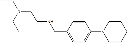 [2-(diethylamino)ethyl]({[4-(piperidin-1-yl)phenyl]methyl})amine Struktur