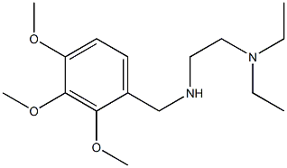 [2-(diethylamino)ethyl][(2,3,4-trimethoxyphenyl)methyl]amine Struktur