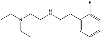 [2-(diethylamino)ethyl][2-(2-fluorophenyl)ethyl]amine Struktur