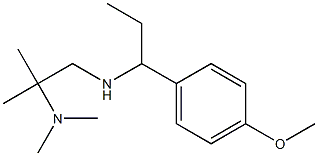 [2-(dimethylamino)-2-methylpropyl][1-(4-methoxyphenyl)propyl]amine Struktur