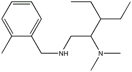 [2-(dimethylamino)-3-ethylpentyl][(2-methylphenyl)methyl]amine Struktur