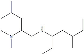 [2-(dimethylamino)-4-methylpentyl](5-methylheptan-3-yl)amine Struktur