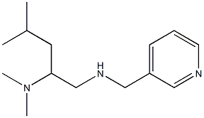 [2-(dimethylamino)-4-methylpentyl](pyridin-3-ylmethyl)amine Struktur