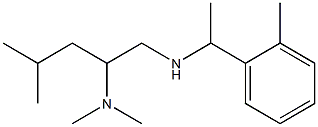 [2-(dimethylamino)-4-methylpentyl][1-(2-methylphenyl)ethyl]amine Struktur