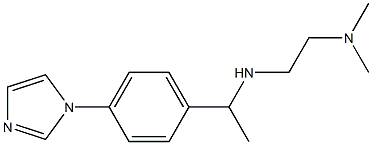 [2-(dimethylamino)ethyl]({1-[4-(1H-imidazol-1-yl)phenyl]ethyl})amine Struktur