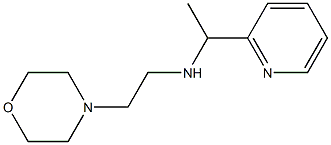 [2-(morpholin-4-yl)ethyl][1-(pyridin-2-yl)ethyl]amine Struktur