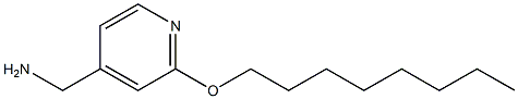 [2-(octyloxy)pyridin-4-yl]methanamine Struktur