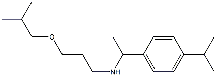 [3-(2-methylpropoxy)propyl]({1-[4-(propan-2-yl)phenyl]ethyl})amine Struktur