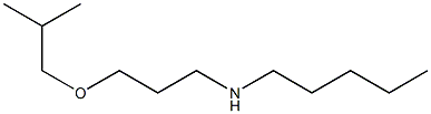 [3-(2-methylpropoxy)propyl](pentyl)amine Struktur