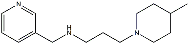 [3-(4-methylpiperidin-1-yl)propyl](pyridin-3-ylmethyl)amine Struktur