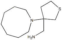 [3-(azocan-1-yl)thiolan-3-yl]methanamine Struktur