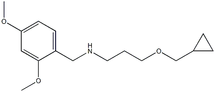 [3-(cyclopropylmethoxy)propyl][(2,4-dimethoxyphenyl)methyl]amine Struktur