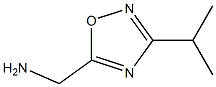 [3-(propan-2-yl)-1,2,4-oxadiazol-5-yl]methanamine Struktur