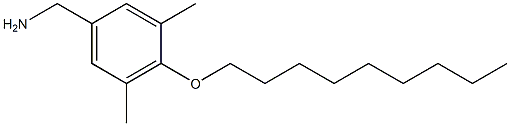 [3,5-dimethyl-4-(nonyloxy)phenyl]methanamine Struktur