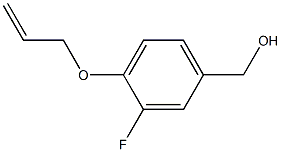 [3-fluoro-4-(prop-2-en-1-yloxy)phenyl]methanol Struktur