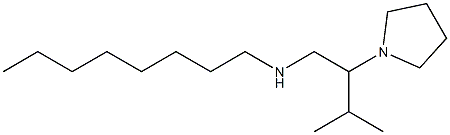 [3-methyl-2-(pyrrolidin-1-yl)butyl](octyl)amine Struktur