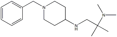 {1-[(1-benzylpiperidin-4-yl)amino]-2-methylpropan-2-yl}dimethylamine Struktur