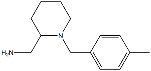 {1-[(4-methylphenyl)methyl]piperidin-2-yl}methanamine Struktur