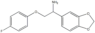 1-(1,3-benzodioxol-5-yl)-2-(4-fluorophenoxy)ethanamine Struktur