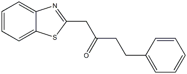 1-(1,3-benzothiazol-2-yl)-4-phenylbutan-2-one Struktur