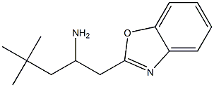 1-(1,3-benzoxazol-2-yl)-4,4-dimethylpentan-2-amine Struktur