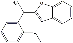 1-(1-benzofuran-2-yl)-1-(2-methoxyphenyl)methanamine Struktur