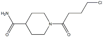 1-(4-chlorobutanoyl)piperidine-4-carboxamide Struktur