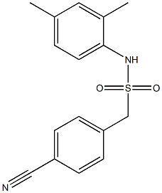 1-(4-cyanophenyl)-N-(2,4-dimethylphenyl)methanesulfonamide Struktur