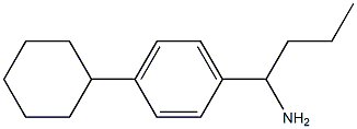 1-(4-cyclohexylphenyl)butan-1-amine Struktur