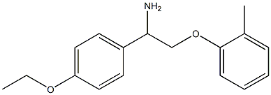 1-(4-ethoxyphenyl)-2-(2-methylphenoxy)ethanamine Struktur