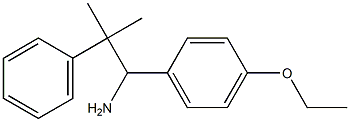 1-(4-ethoxyphenyl)-2-methyl-2-phenylpropan-1-amine Struktur