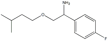 1-(4-fluorophenyl)-2-(3-methylbutoxy)ethan-1-amine Struktur