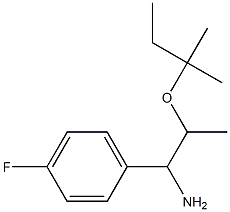 1-(4-fluorophenyl)-2-[(2-methylbutan-2-yl)oxy]propan-1-amine Struktur