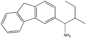 1-(9H-fluoren-3-yl)-2-methylbutan-1-amine Struktur