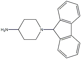 1-(9H-fluoren-9-yl)piperidin-4-amine Struktur