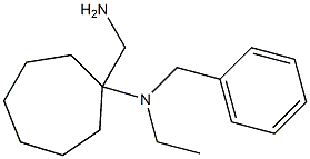 1-(aminomethyl)-N-benzyl-N-ethylcycloheptan-1-amine Struktur