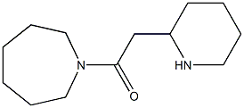 1-(azepan-1-yl)-2-(piperidin-2-yl)ethan-1-one Struktur