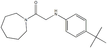 1-(azepan-1-yl)-2-[(4-tert-butylphenyl)amino]ethan-1-one Struktur