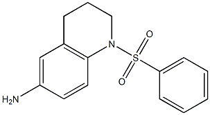 1-(benzenesulfonyl)-1,2,3,4-tetrahydroquinolin-6-amine Struktur