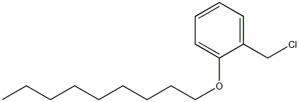 1-(chloromethyl)-2-(nonyloxy)benzene Struktur